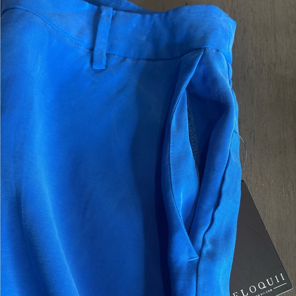 ๐ NWOT Eloquii Blue Dress Pants 16 โ Plus Size Workwear Dressy w/ Pockets - Picture 14 of 15